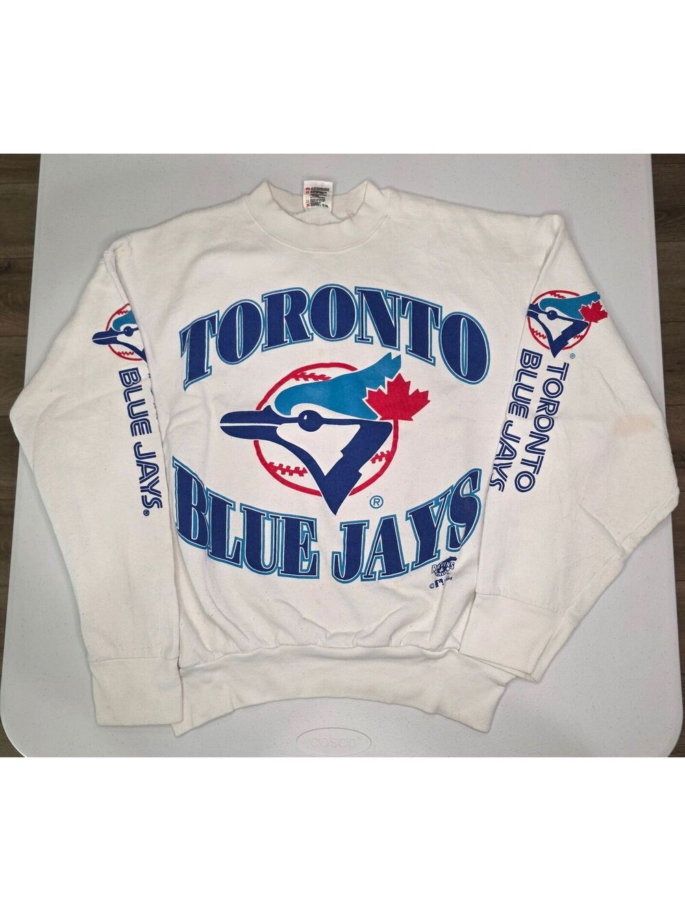 1994 MLB Toronto Blue Jays Back 2 Back AOP Crewneck